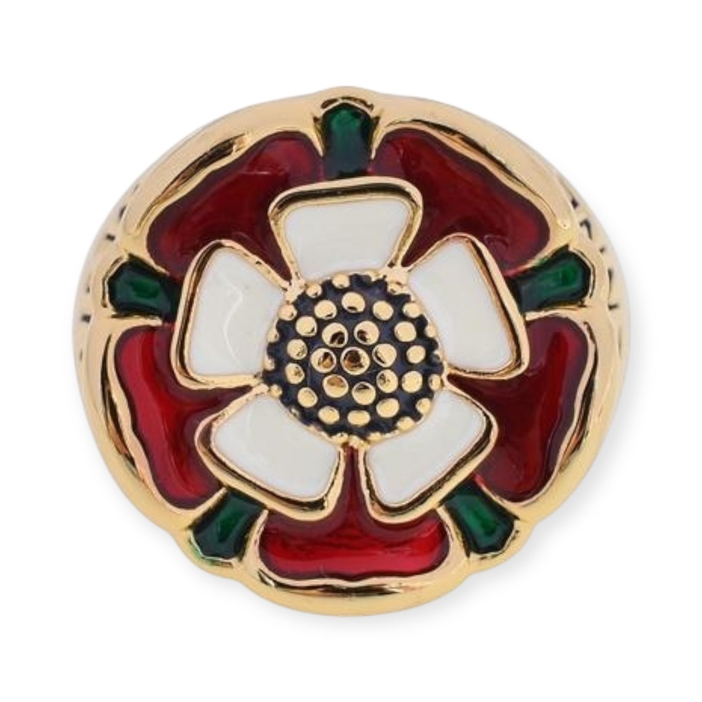 Tudor Rose Floral Flower Design Ring (2 Colors)