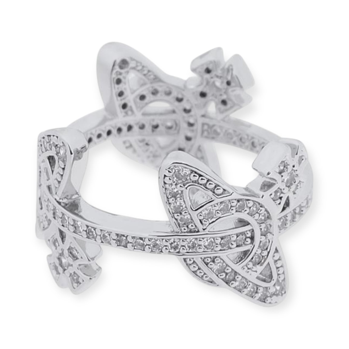 Multi Orb Gem Studded Orbit Design Ring (4 Colors)